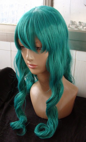 Bleach Neliel Tu Oderschvank Turquoise Green Curly Cosplay Party Wig