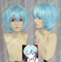 Neon Genesis Evangelion Ayanami Rei Short Blue Cosplay Party Wig