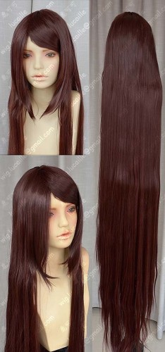 150cm Straight Dark Red Brown Cosplay Party Wig