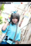 Vocaloid3 China LUO TIANYI 100cm Ash Gray Cosplay Party Wig