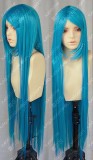 ZYR Navy Blue 100cm Straight Cosplay Party Wig