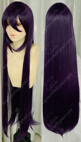 Code:Breaker Sakurakoji Sakura 100cm Dark Purple Straight Cosplay Party Wig