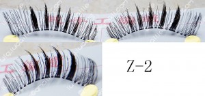 Z-2 Natural 10 Pairs Hand Made Long False Eyelashes