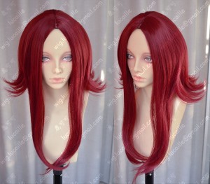 Trinity Blood Esther Blanchett Dark Red Style Cosplay Party Wig
