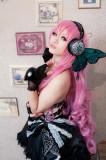 Vocaloid Luka Megnet Version 90cm Orchid Pink Wavy Cosplay Party Wig