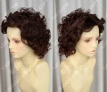 2 Color Youth Girl Office Lady Style Warm Brown Daily Curly Cosplay Party Wig