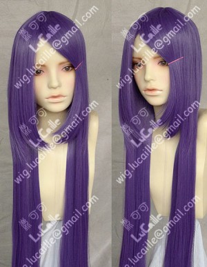Fate/stay night Matou Sakura 100cm Straight Dark Purple Cosplay Party Wig