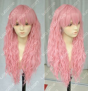 Ayamo Style Pink 80cm Wavy Lolita Princess Party Cosplay Wig