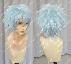 Gintama Sakata Gintoki Gradient Colour Cosplay Wig