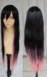 ZYR Ayamo Fashion Black Gradient Pink 80cm Straight Party Cosplay Wig