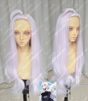 Fairy Tail Mirajane·Strauss Pink Beige 80cm Curly Cosplay Party Wig