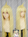 Fairy Tail Mavis Vermilion Light Golden 130cm Curly Cosplay Party Wig