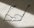 Silver Circular Glasses for Cosplay Party Use
