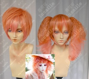 Ayamo Style Tokyo Fashion Candy Orange Color Couples Daily Cosplay Party Wig