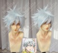 Yamada-kun and the Seven Witches Toranosuke Miyamura Silver Gradient Gray Shrot Cosplay Party Wig