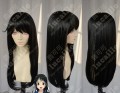 Inari, Konkon, Koi Iroha Inari Fushimi 60cm Black Cosplay Party Wig