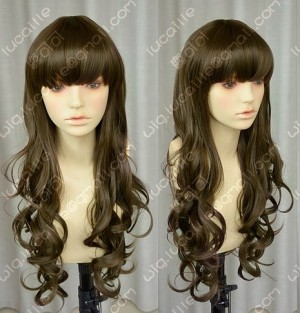 4 Color Youth Girl Loita Style 60cm Brown Daily Curly Cosplay Party Wig
