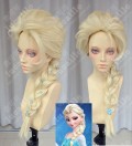 Frozen The Snow Queen Elsa 70cm Light Blond Ponytail Style Cosplay Party Wig