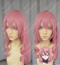 Riddle Story of Devil Akuma no Ridoru Haruki Sagae 100cm Straight Dusky Pink Cosplay Party Wig /W Curly Hair Extend