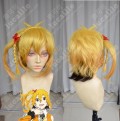 Kagerou Project Mekakucity Actors KISARAGI MOMO Blond Gradient Black Short Ponytail Style Cosplay Party Wig W Hair Extend