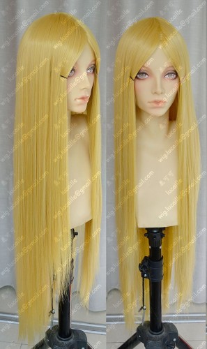 Campione! Erica Blandelli Gloden 80cm Straight Long Bang Style Party Cosplay Wig