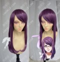 Tokyo Ghoul Rize Kamishiro Purple 60cm Straight Cosplay Party Wig