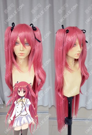 Bladedance of Elementalers Claire Rouge Camellia 100cm Straight Cosplay Party Wig/W Ponytails