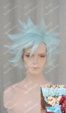 The Seven Deadly Sins Ban Watrer Blue Fullback Style Short Cospaly Party Wig