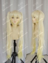 European Lolita Style Princess Lightgolden Ponytails Cosplay Party Wig