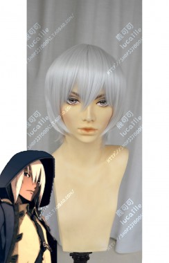 Gods Eater Soma Schicksal Silver White Short Cosplay Party Wig