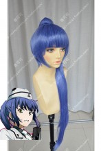 Aoharu x Machinegun Ichi Akabane Cobalt Blue Ponytail Style Short Cosplay Wig