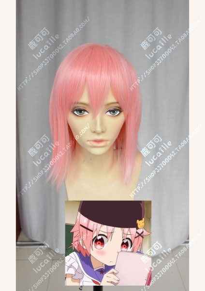 School Live Yuki Takeya Pink With White Cosplay Party Wig Lucaille Wig