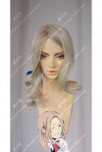 APH Axis Power Hetalia France Pink Beige Mix Orchid Ponytail Ponytail Style Cosplay Party Wig