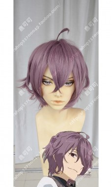 Chivalry of a Failed Knight Plum Stay Hair Short Cosplay Party Wig