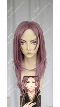 DMM R18 Game Gyakuten Ooku Center Parting Style Old Lilac 50cm Cosplay Party Wig