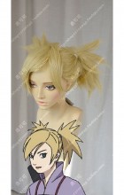 Naruto Temari Sand Golden 2 Ponytails Style Cosplay Party Wig