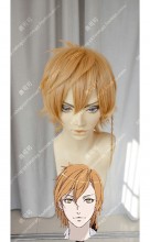 Dance with Devils Urie Sogami Orange Mix Gold Short Cosplay Party Wig