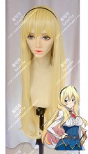 Undefeated Bahamut Chronicle Celistia Ralgris Naples Yellow 90cm Curly Cosplay Party