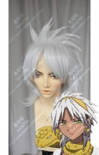 Magi The Labyrinth of Magic Sphintus Carmen Silvery White Cosplay Party Wig