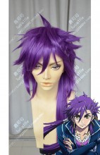 Magi Adventure of Sinbad Sinbad Youngth Time Style Purple Cosplay Party Wig