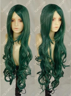 Ayamo Fashion Dark Green Curly Cosplay Party Wig