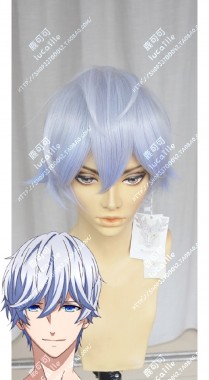 B-Project: Kodou*Ambitious Tomohisa Kitakado Orchid Mist Mix Purple Short Cosplay Party Wig