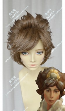 League of Legends Taliyah The Stoneweaver Saddlebrown Short Cosplay Party Wig