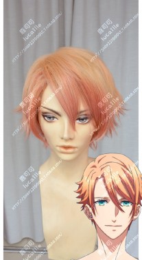 B-Project: Kodou*Ambitious Kazuna Masunaga Sunset Gradient Carrot Orange Cosplay Party Wig