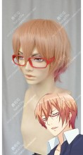 First Love Monster Atsushi Taga Sahara Gradient Wine Red Short Cosplay Party Wig