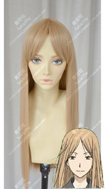 Natsume's Book of Friends natsume reiko Soft Brown 70cm Straight Cosplay Party Wig