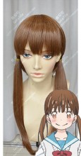 March Comes in like a Lion Hinata Kawamoto Dark Caramel Ponytail Style Cosplay Party Wig
