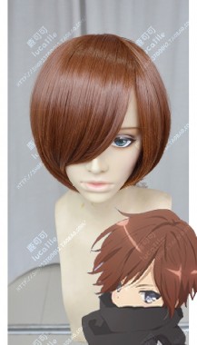 Magical Girl Raising Project Weiss Winterprison Burnt Sienna Short Cosplay Party Wig