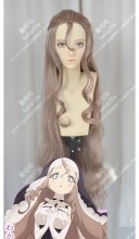 Magical Girl Raising Project Sister Nana Cocoa Brown Mix Coffee Full Back Style Curly Cosplay Party Wig