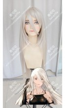 NieR:Automata YoRHa Model A No.2 A2 100cm Pearl White Cosplay Party Wig